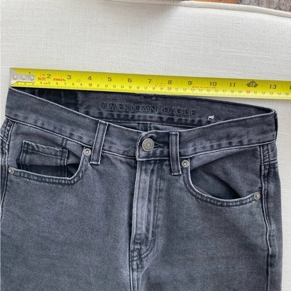 Black  American Eagle Mom Jean - 00 - Picture 4 of 8